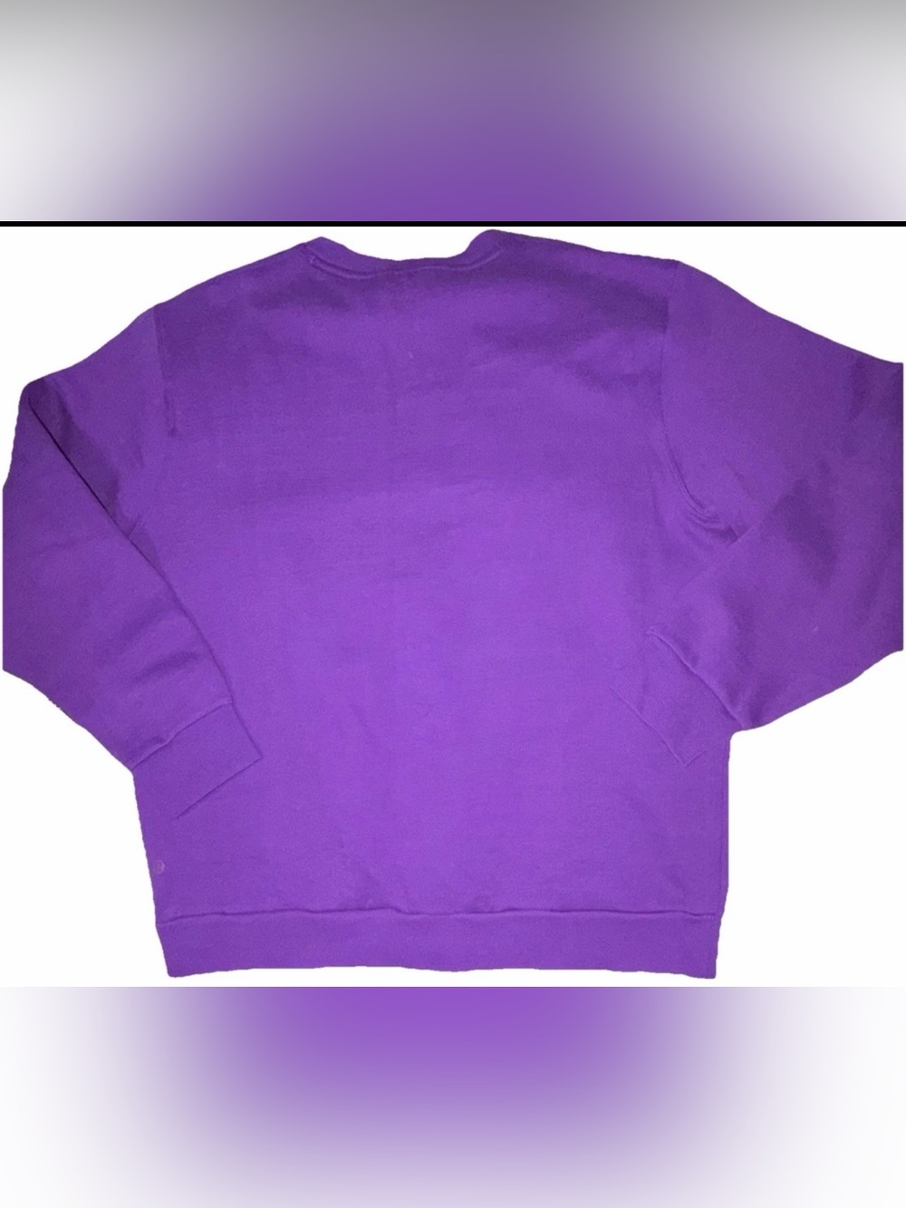 NWT LULULEMON MENS LARGE STEADY STATE CREW SWEATSHIRT*GRAPHIC PURPLE RETAIL $118 - Picture 2 of 15